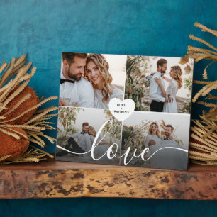 Entwerfen Sie Ihre eigene Liebe Collage Fotografy Fotoplatte