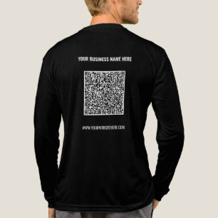 Entwerfen Sie Ihre eigene Name-Website und QR-Code Tri-Blend Shirt