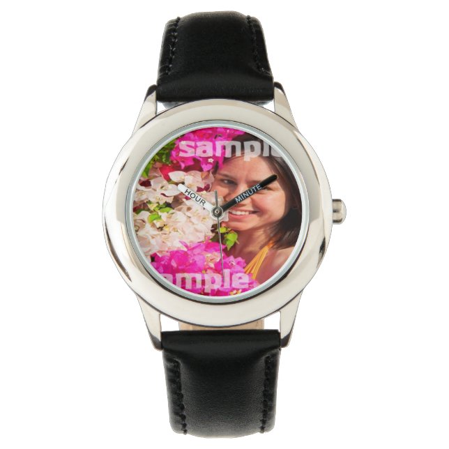Entwerfen Sie Ihre eigene Personalisierte, kundens Armbanduhr (Vorderseite)