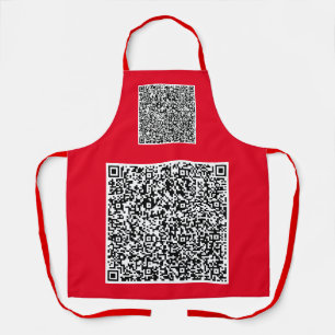 Entwerfen Sie Ihre eigene QR-Schürze mit einer ben Schürze