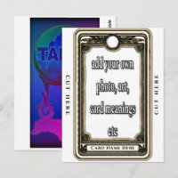 Entwerfen Sie Ihre eigene Tarotkarte