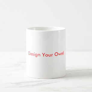 Entwerfen Sie Ihre eigene Tasse! Kaffeetasse