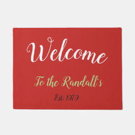 Entwerfen Sie Ihre eigene Tür Fußmatte