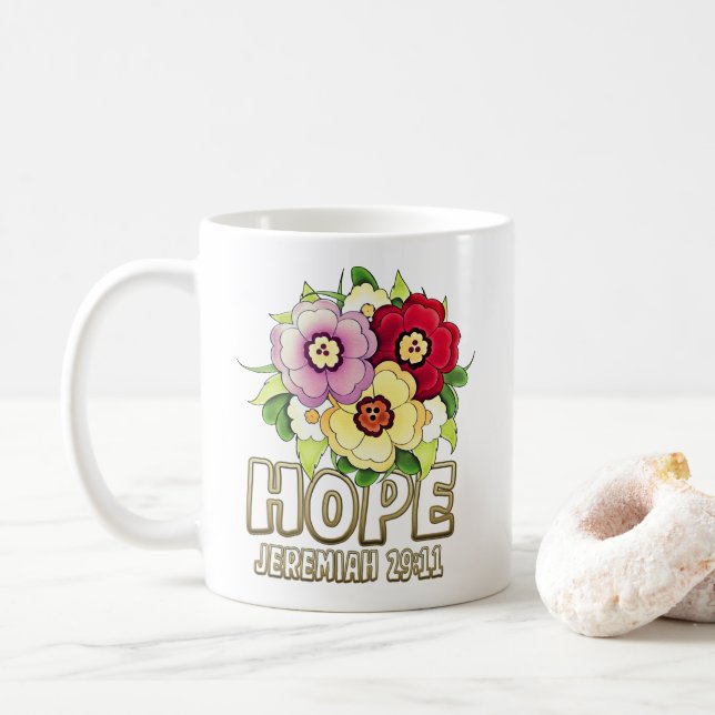 Entwerfen Sie Ihre eigene :-) Zwei-Tone-Tasse Kaffeetasse (Mit Donut)