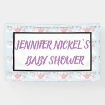 Entwerfen Sie Ihre eigenen Banner für BABY SHOWER