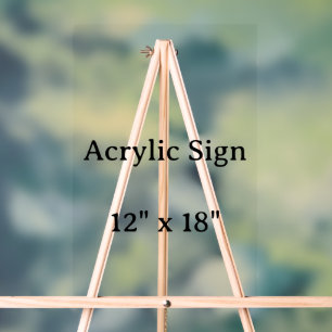 Entwerfen Sie Ihre eigenen benutzerdefinierten 30 Acrylschild