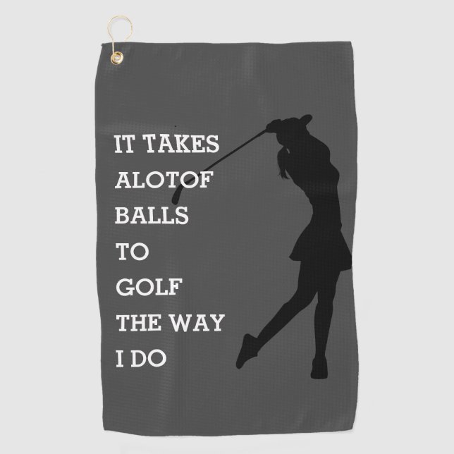 Entwerfen Sie Ihre eigenen Golf-Handtücher nach Ma Golfhandtuch (Vorderseite)