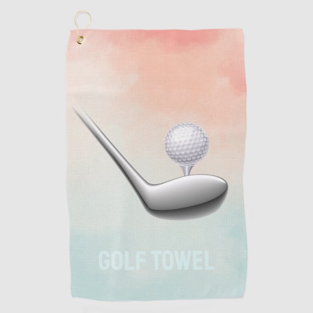 Entwerfen Sie Ihre eigenen Golfhandtücher für ein  Golfhandtuch (Vorderseite)