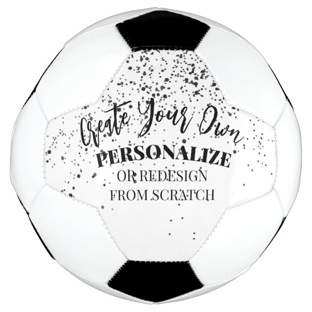Entwerfen Sie Ihre eigenen Maßstäbe Fußball (Vorderseite)