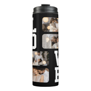 Entwerfen Sie Ihren eigenen 4-Foto-Collage-Thermob Thermosbecher