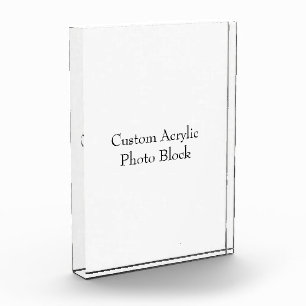Entwerfen Sie Ihren eigenen Acryl-Fotoblock Fotoblock