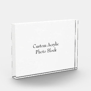 Entwerfen Sie Ihren eigenen Acryl-Fotoblock Fotoblock