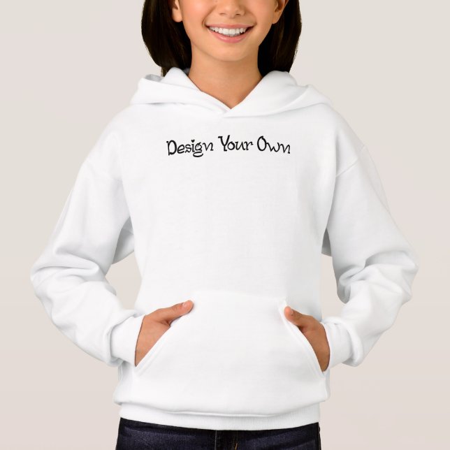 Entwerfen Sie Ihren eigenen Kinderpullover mit Kap Hoodie (Vorderseite)