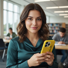 Entwerfen Sie Ihren eigenen Namen auf diesem Gold iPhone 16 Pro Hülle