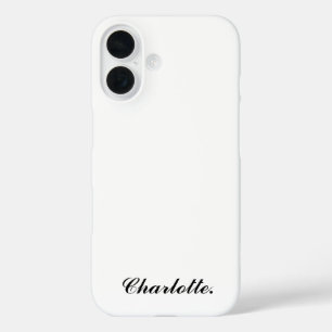 Entwerfen Sie Ihren eigenen Namen auf diesem iPhone 16 Hülle