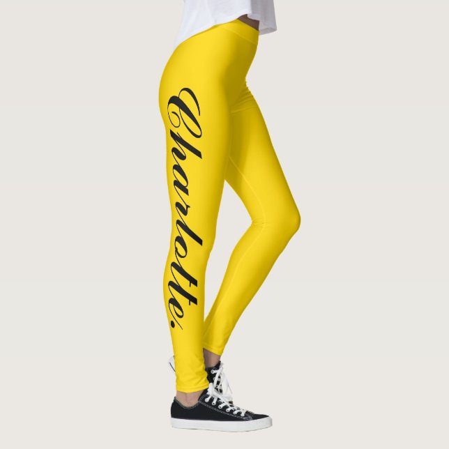 Entwerfen Sie Ihren eigenen Namen auf stilvollen G Leggings (Rechts)