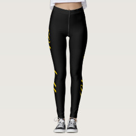 Entwerfen Sie Ihren eigenen Namen auf stilvollen s Leggings