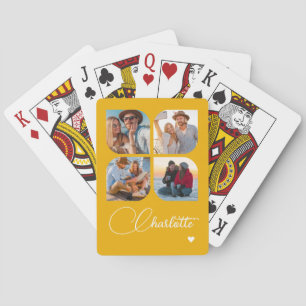 Entwerfen Sie Ihren eigenen Namen mit 4 personalis Spielkarten