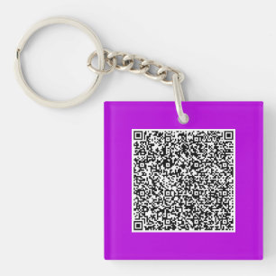 Entwerfen Sie Ihren eigenen QR-Schlüsselanhänger m Schlüsselanhänger