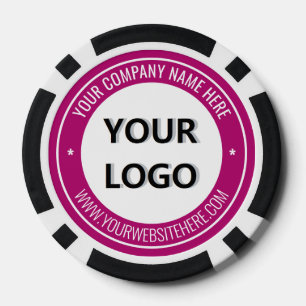 Entwerfen Sie Ihren Logo-Text Gebrandete Poker-Chi Pokerchips