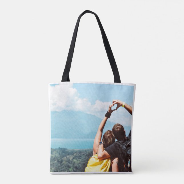 Entwerfen Sie personalisierte Taschen mit Ihrem Fo (Rückseite)