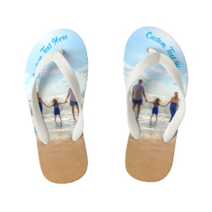 Entwickeln Sie den eigenen Foto Kids Flip Flops be