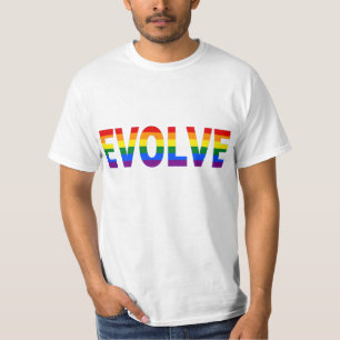 ENTWICKELN Sie in den Regenbogen-Farben für Recht T-Shirt