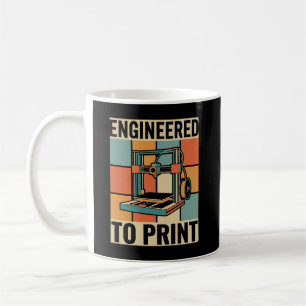 Entwickelt zum Druck von Retro-Grafiken Kaffeetasse