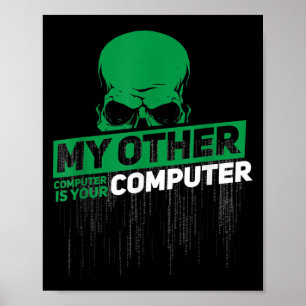 Entwickler Sysadmin Engineer Hacker Nerd Admin Cod Poster