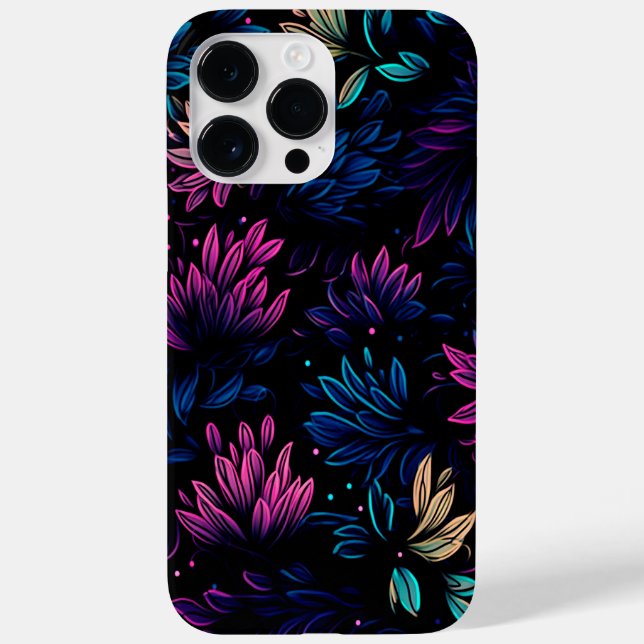 ENTWICKLUNG DER MIDNIGHT LUMINOUS-BLUME Case-Mate iPhone 14 PRO MAX HÜLLE (Rückseite)