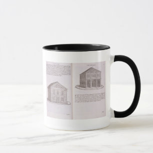 Entwicklung der Wohnung, von "Della Architettura", Tasse