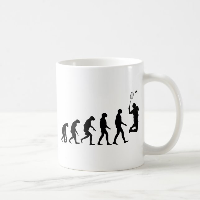 Entwicklung des Badmintonsports Kaffeetasse (Rechts)