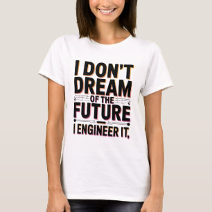 Entwicklung des Designs des zukünftigen Software-E T-Shirt