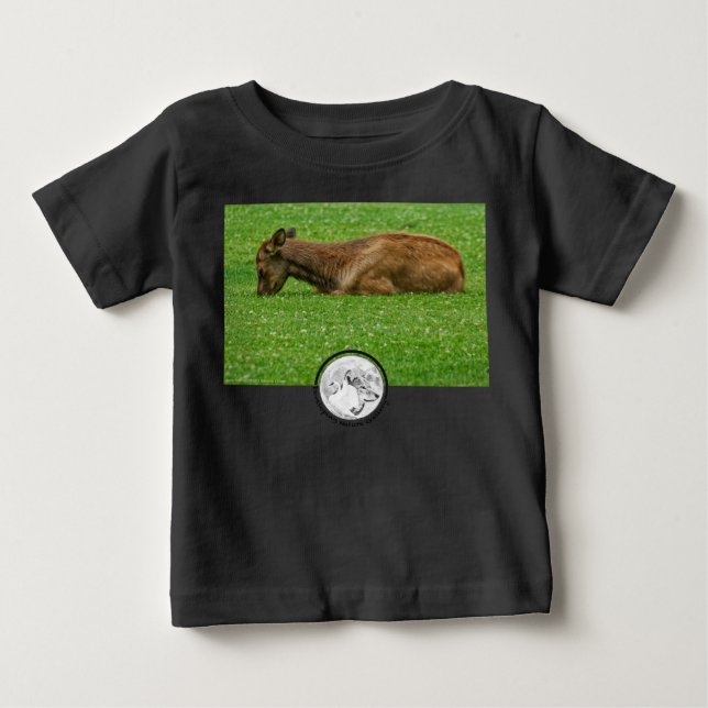 Entwicklung des Logos für Naturgalerien und Schlaf Baby T-shirt (Vorderseite)