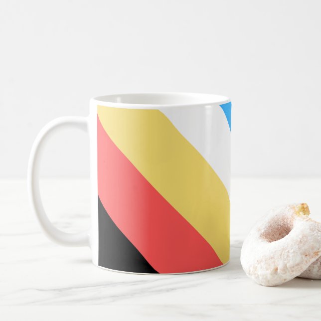 Entwicklung des Schwerpunkts Behinderung Monat Jul Kaffeetasse (Mit Donut)