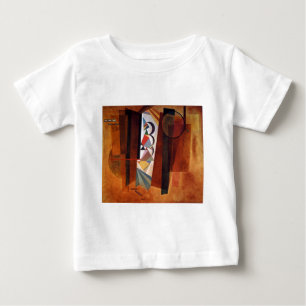 Entwicklung von Kandinsky in der braun-Abstrakten  Baby T-shirt