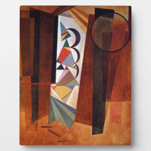 Entwicklung von Kandinsky in der braun-Abstrakten  Fotoplatte