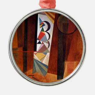 Entwicklung von Kandinsky in der braun-Abstrakten  Ornament Aus Metall