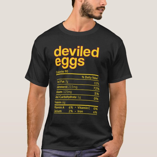 Entwiegelte Eier Ernährung Fakten Witziger Ernteda T-Shirt (Vorderseite)