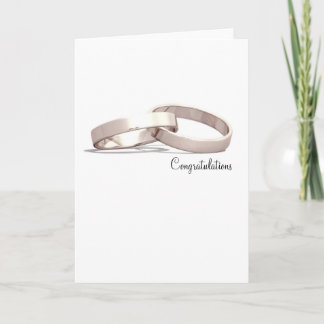 Entwirrtes Ring-Gold - Glückwunschkarten Karte