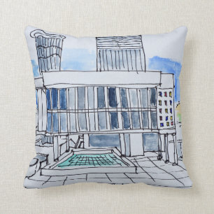 Entworfen von Le Corbusier  Marseille, Frankreich Kissen