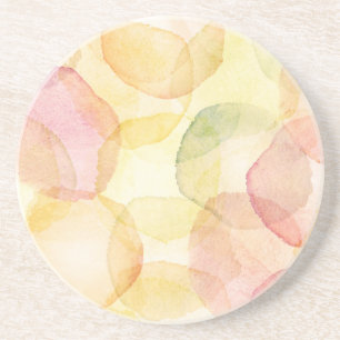 Entworfener abstrakter Hintergrund mit Watercolor Untersetzer