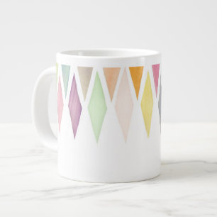 Entworfener Aquarellhintergrund Jumbo-Tasse