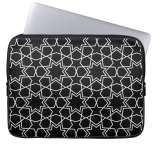Entwurf arabischer Muster für islamisches geometri Laptopschutzhülle