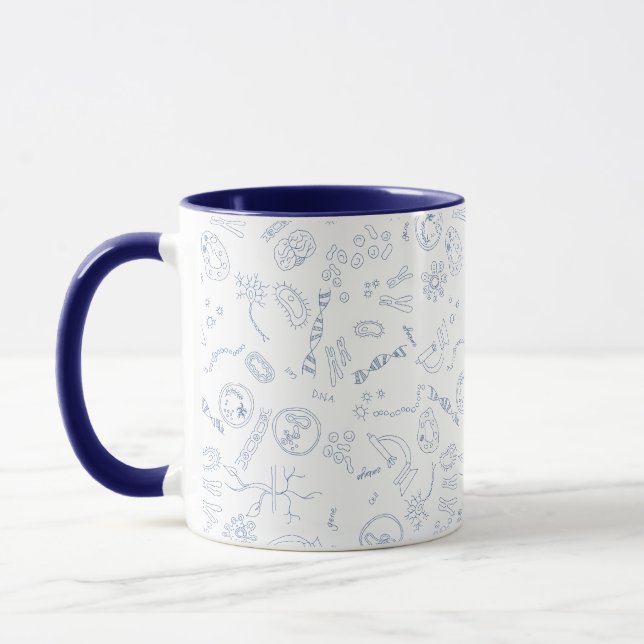 Entwurf biologischer wissenschaftlicher Diagramme Tasse (Links)