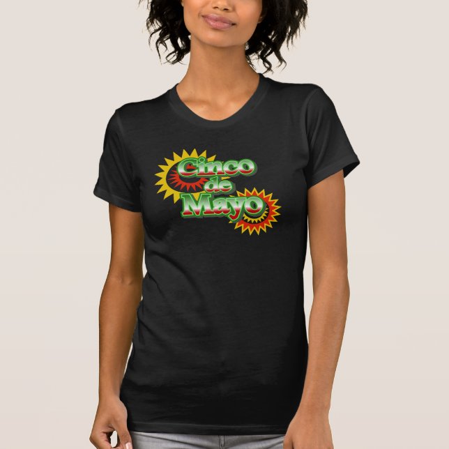 Entwurf Cinco Des Mayo Mexiko am 5. Mai T-Shirt (Vorderseite)
