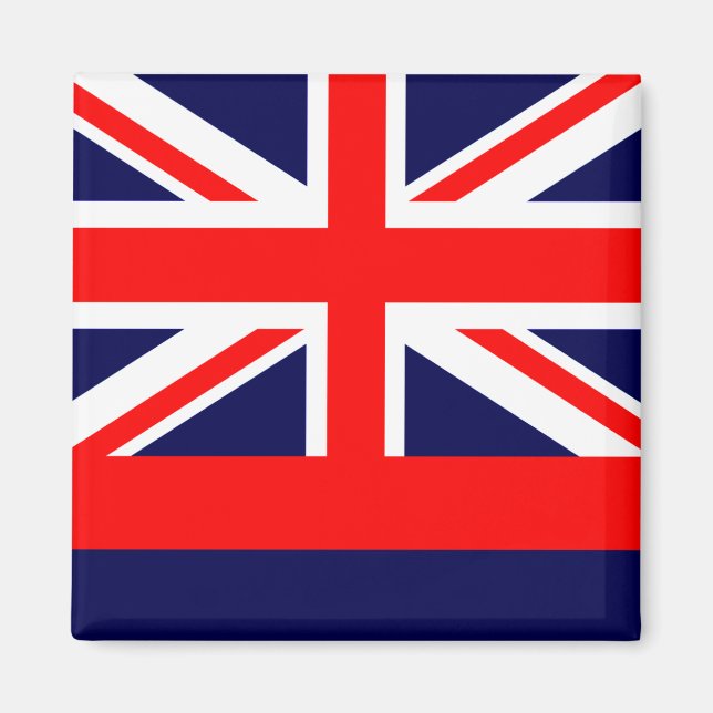 Entwurf der HAWAII-Flagge - Magnet (Vorne)