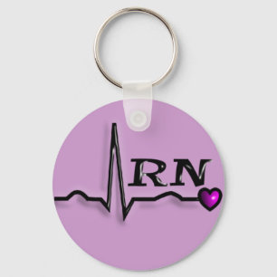 Entwurf der Krankenschwester-"RN" der Geschenk-QRS Schlüsselanhänger