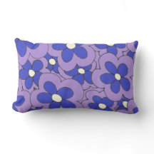 Entwurf der Lila und blauen Blume