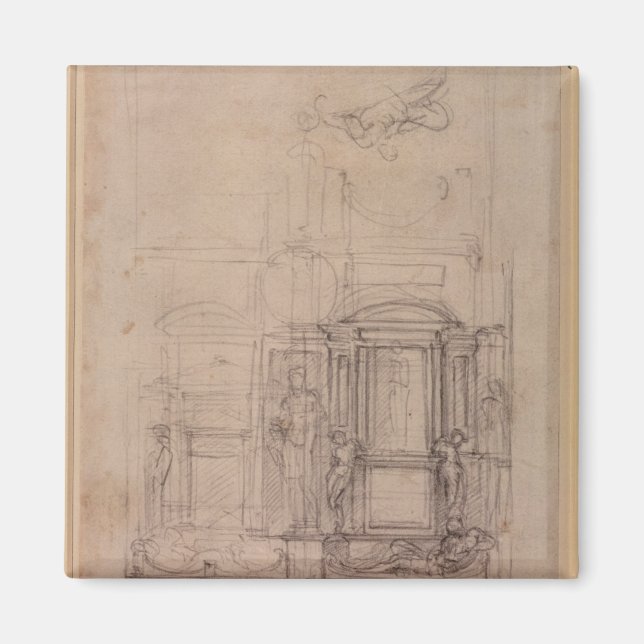 Entwurf der Medici-Kapelle Magnet (Vorne)